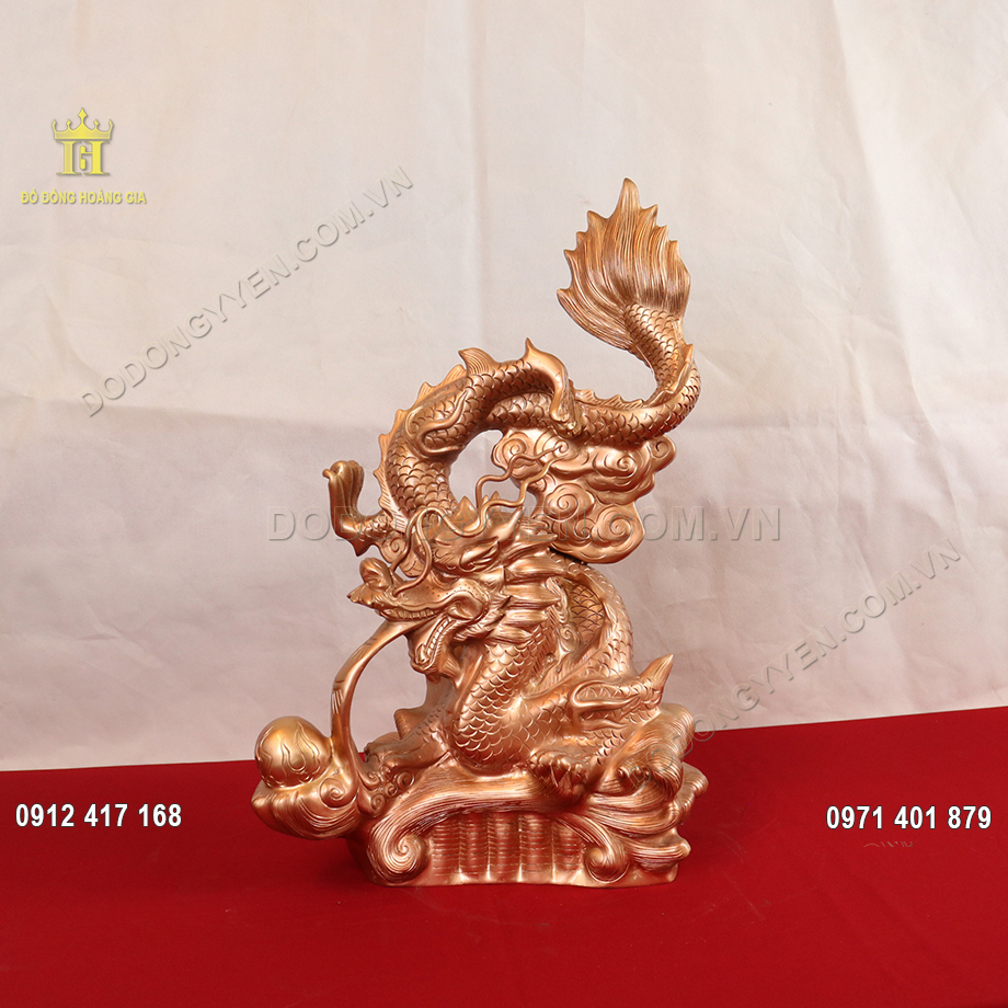 Đặt tượng Rồng bằng đồng thế n&agrave;o cho chuẩn phong thủy học?